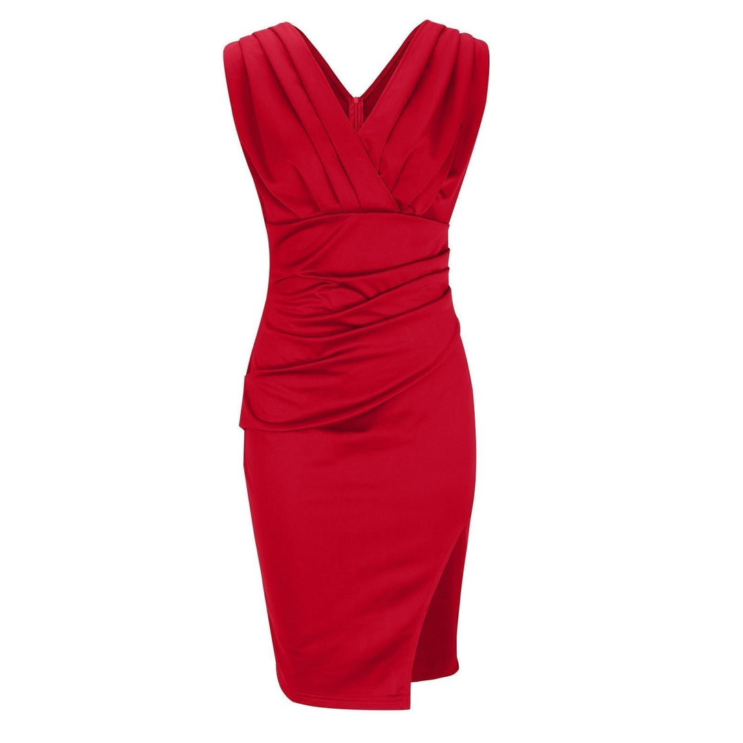 Melinda™ | Kleid mit gerafftem Schlitz