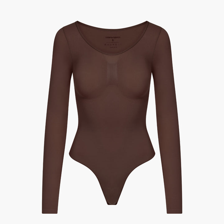 Bodysuit formende Shapewear Langarm mit String