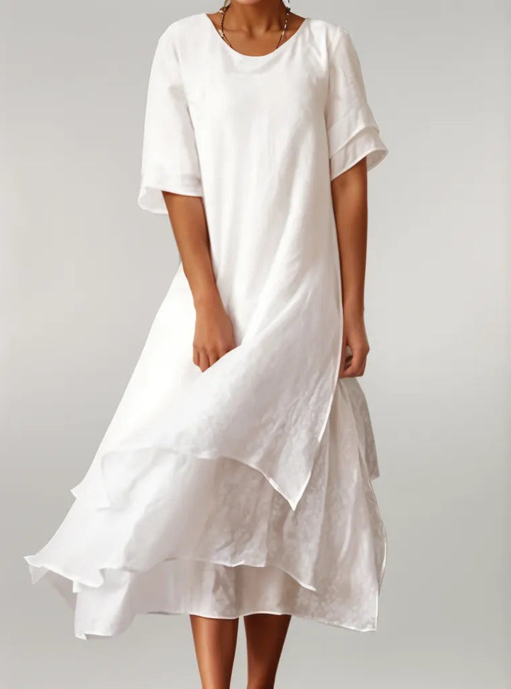 Sophie | Elegantes Maxikleid aus Baumwolle