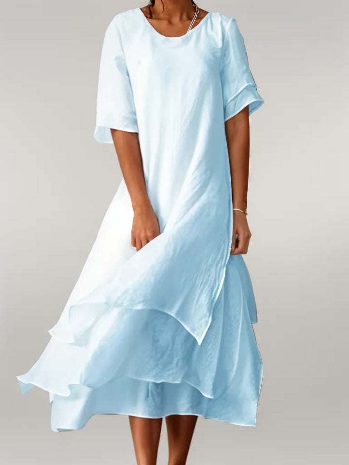 Sophie | Elegantes Maxikleid aus Baumwolle