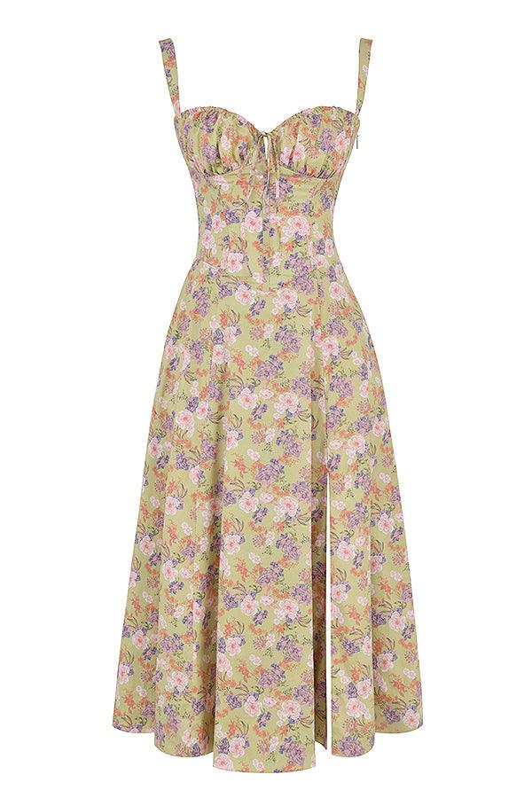 Midikleid Anna – mit Bustier-Oberteil aus Polyester
