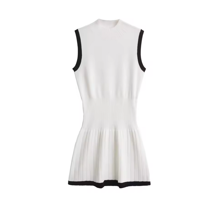 Elise - Rippstrick-Mini-Kleid