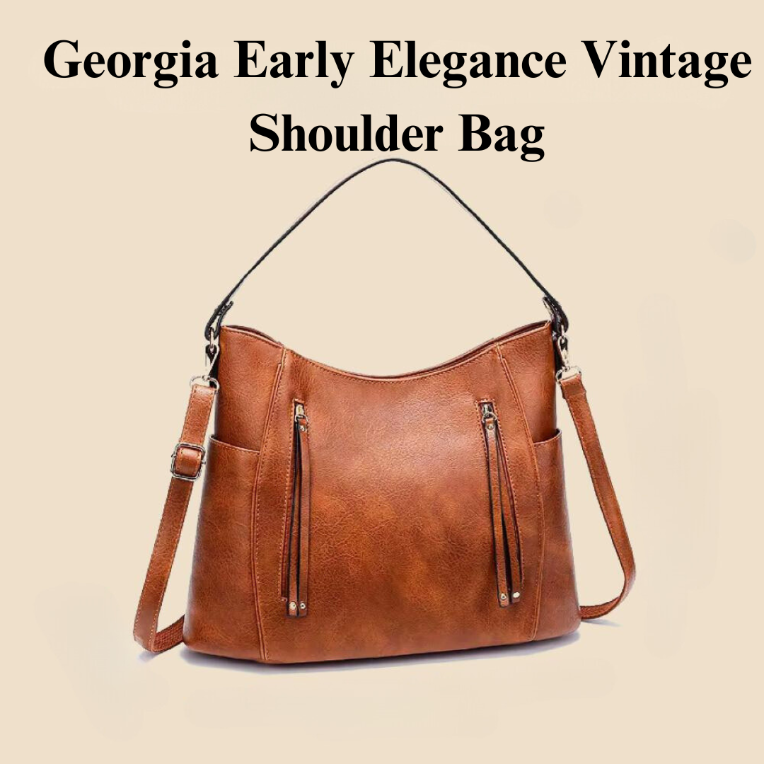 Tessa | Vintage Schultertasche Im Klassischen, Zeitlosen Design