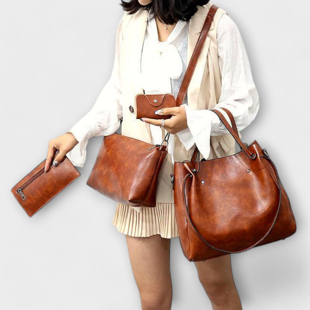 Flair. - 4-teiliges Vintage-Taschen-Set