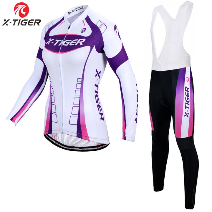 X-Tiger - Damen Langarm Radtrikot Set