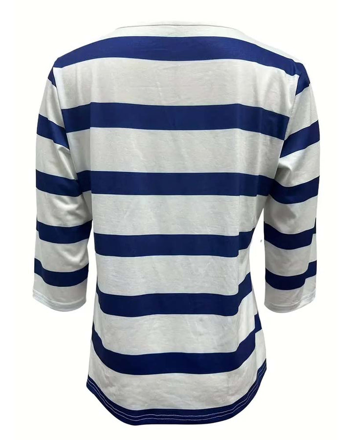 Nina | Elegant Striped Blouse