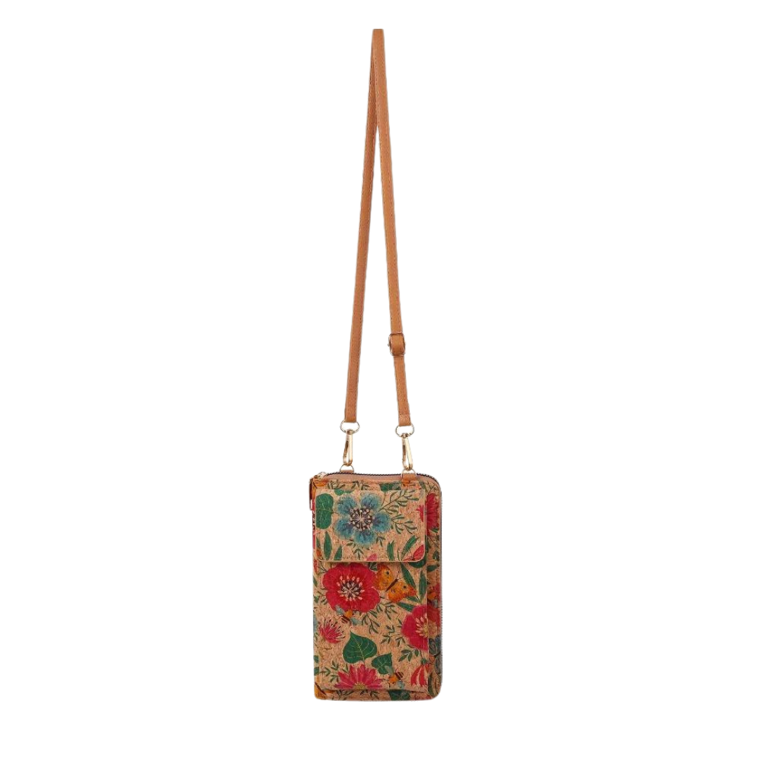Nina | Boho-Blumen Accessoire Umhängetasche
