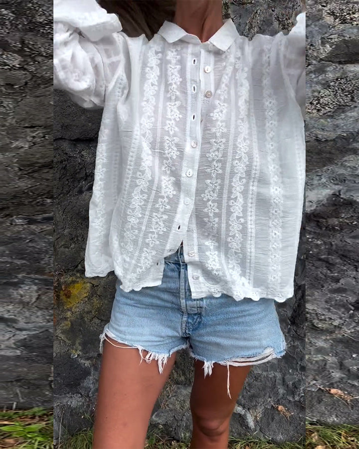 Kathlyn™ | Knopf-Poloshirt