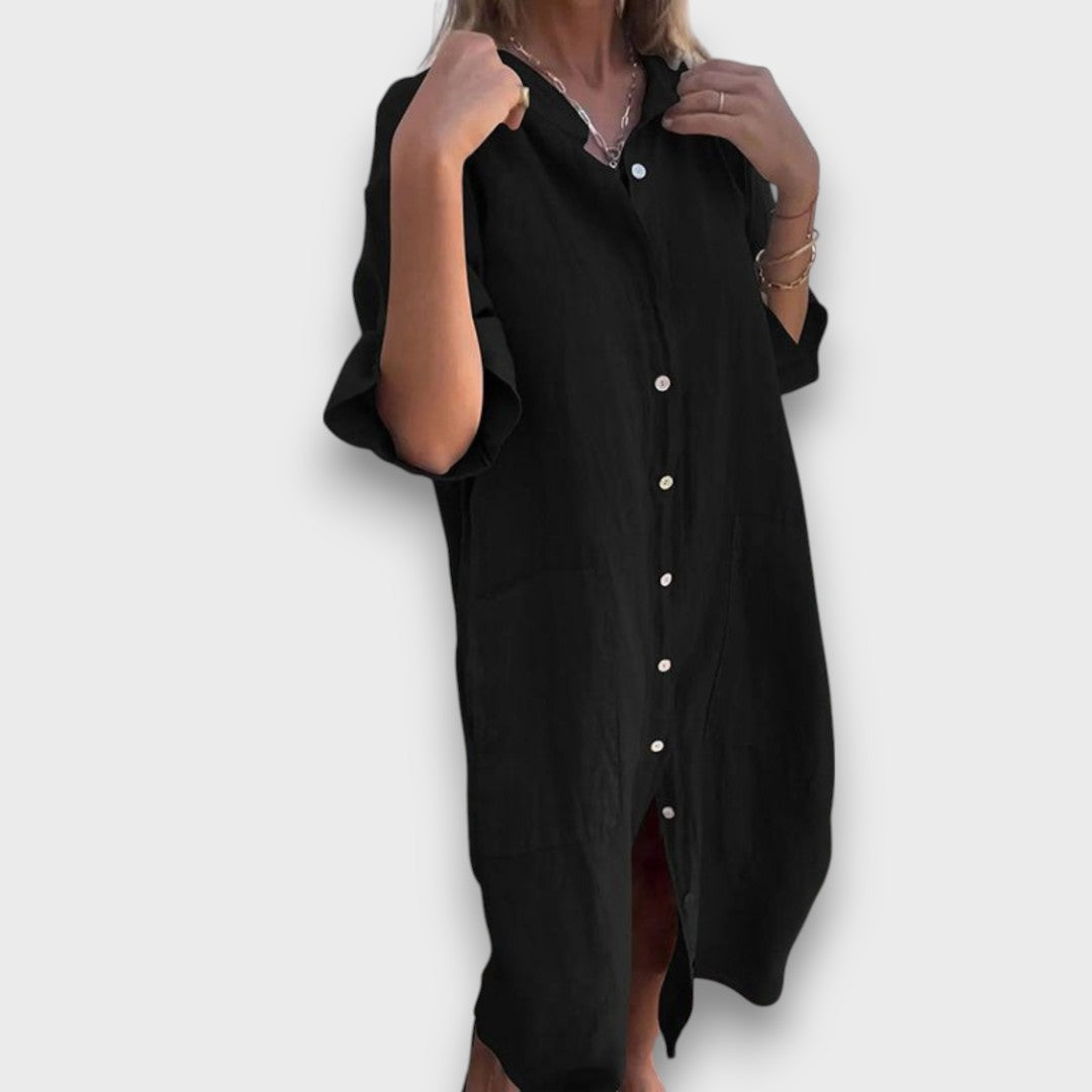 Melanie – Casual Hemdblusenkleid