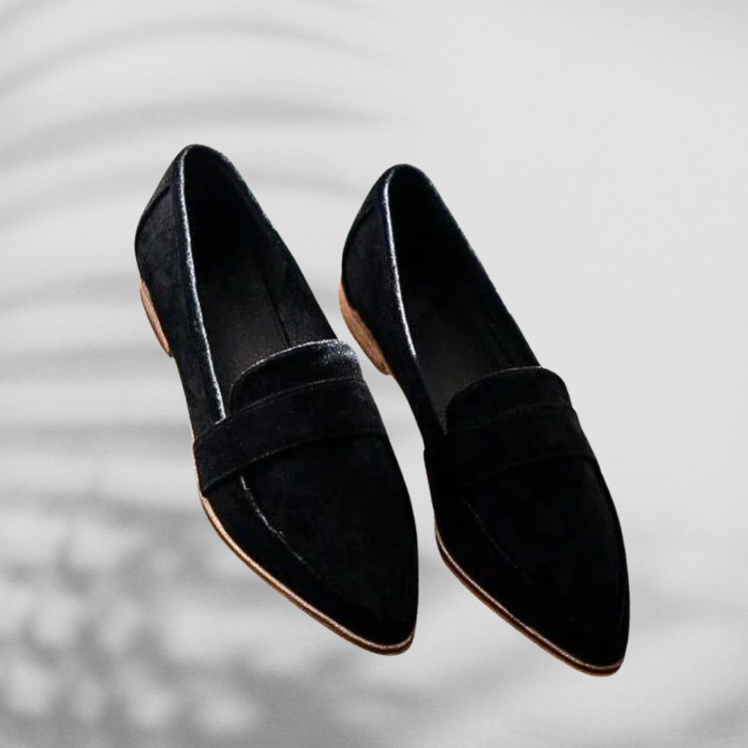 Elina | Wildleder-Loafer mit spitzer Form