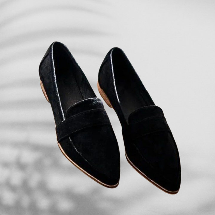 Elina | Wildleder-Loafer mit spitzer Form