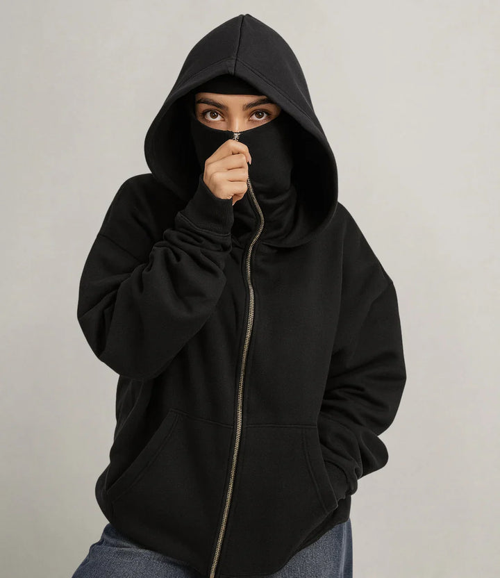Ninja - Einzigartiger Hoodie mit Doppellage