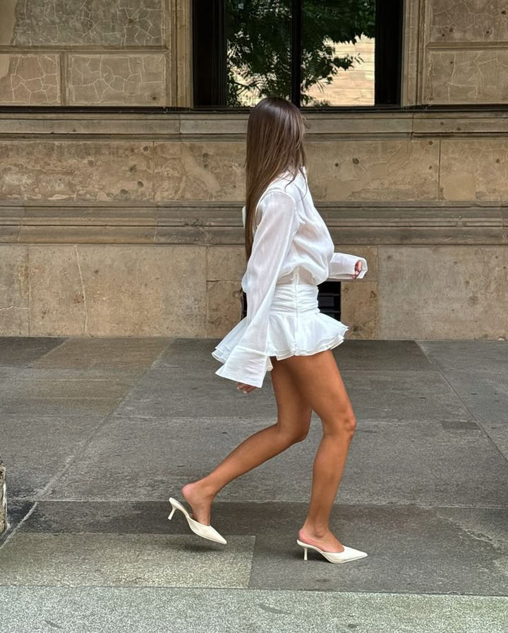 Keira - Plissiertes Minikleid