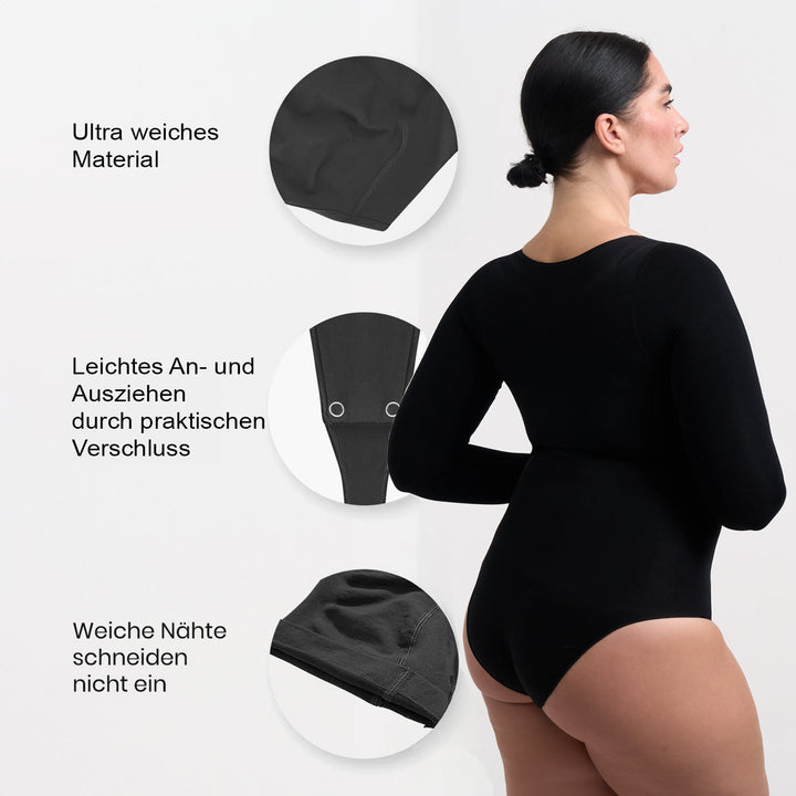Bodysuit formende Shapewear Langarm mit Slip (Geheime Verkaufsaktion)