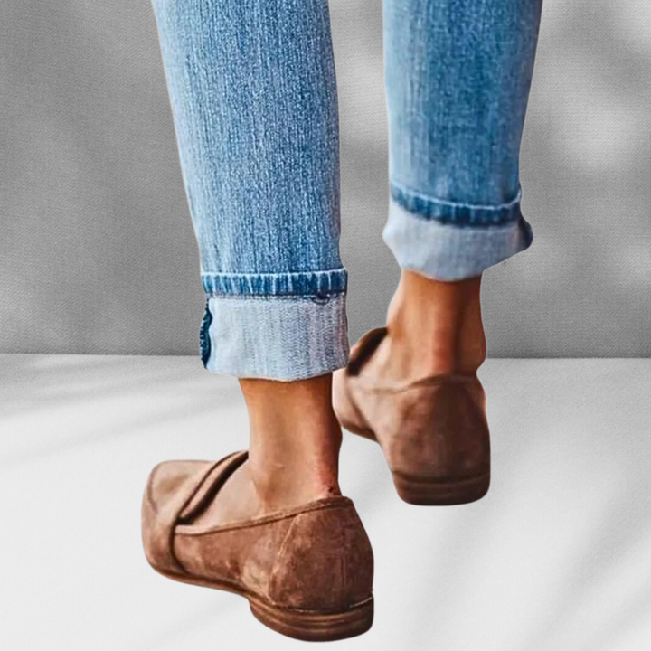 Elina | Wildleder-Loafer mit spitzer Form