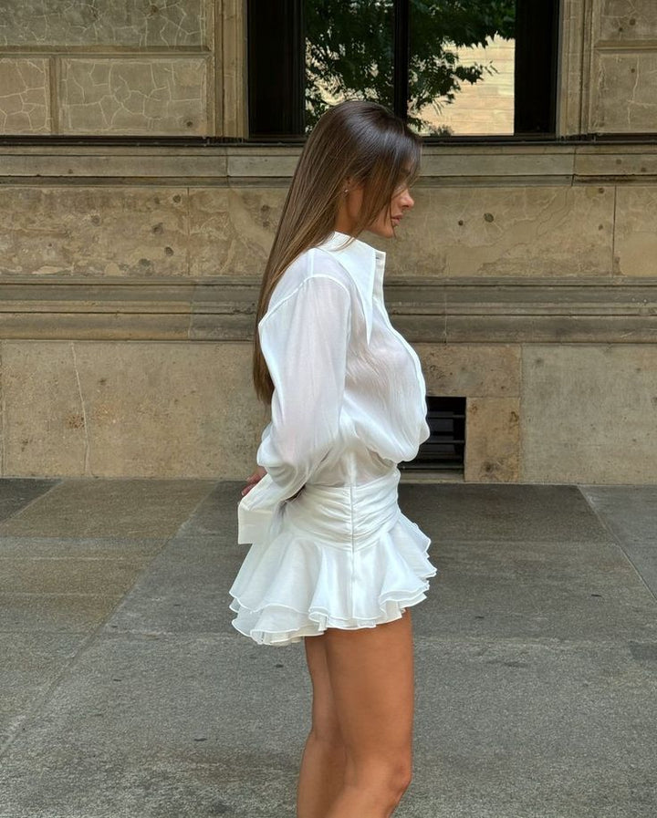 Keira - Plissiertes Minikleid