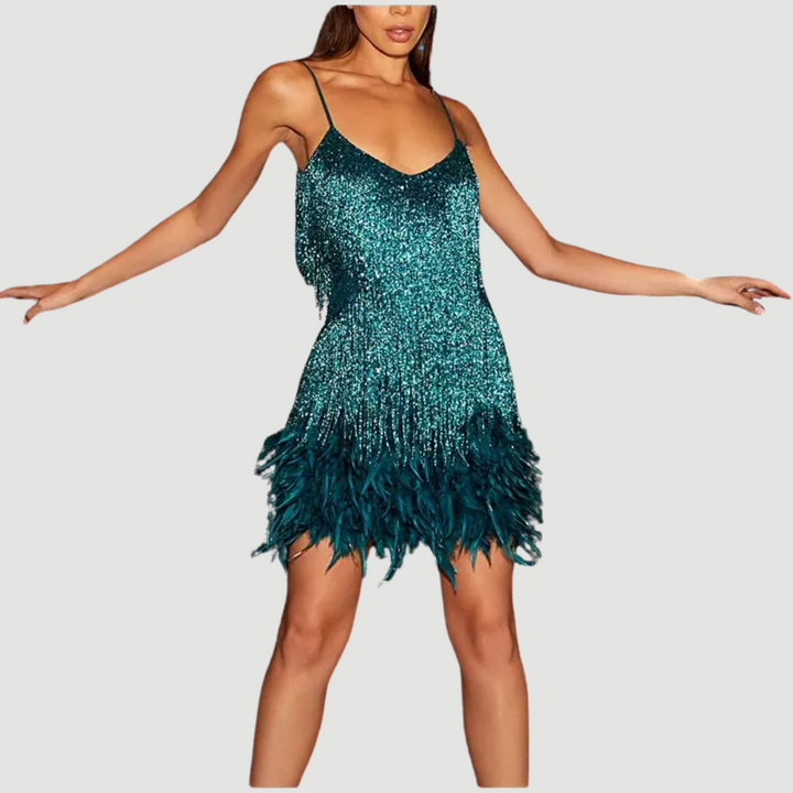 Kiora - Verspieltes Verziertes Kleid