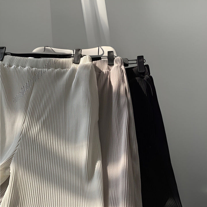 Frederic | Faltenhose mit Struktur
