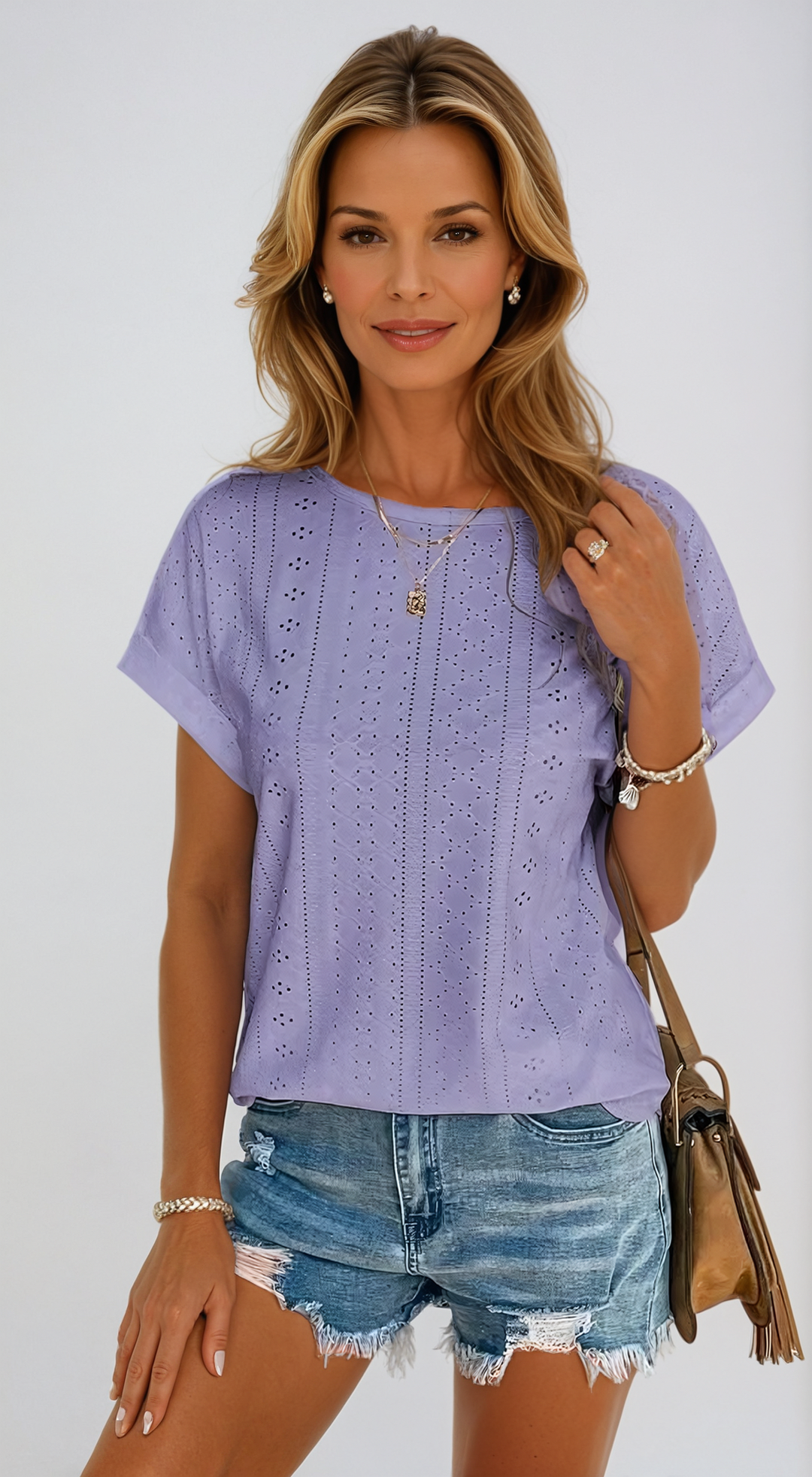 Riza™ | Lässiges Lochmuster-Top