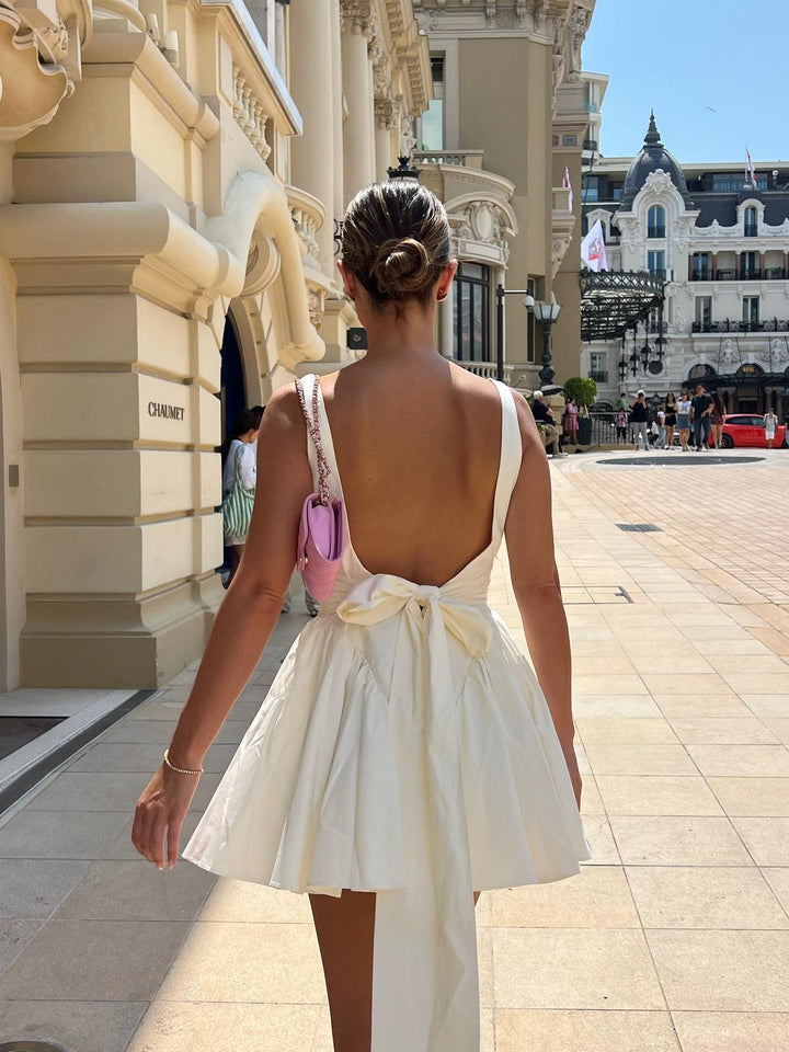 Amarise - Off-Shoulder Mini-Kleid