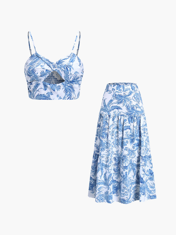 Küstenfreude Print Twist Detail Rock Set