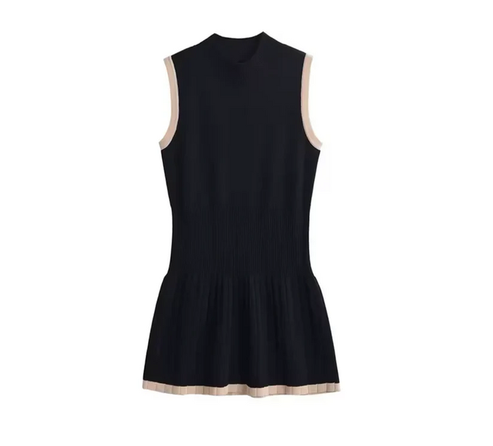 Elise - Rippstrick-Mini-Kleid