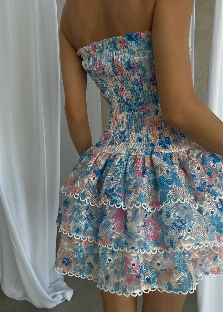 Hailey - Ärmelloses Blumenmädchenkleid