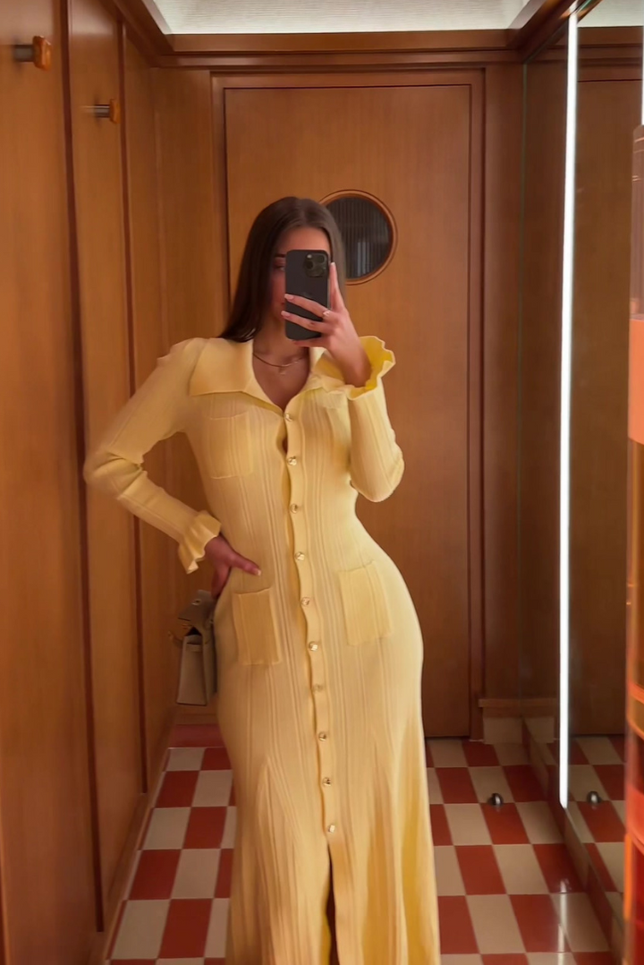 Dara - Strick-Maxikleid