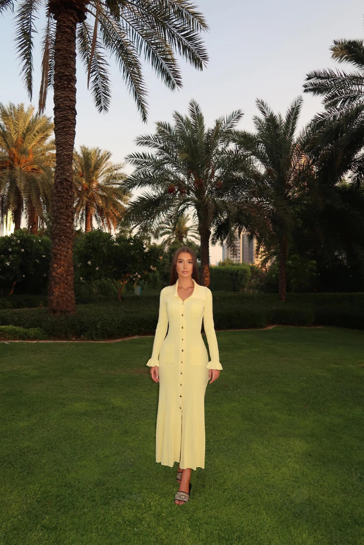 Dara - Strick-Maxikleid