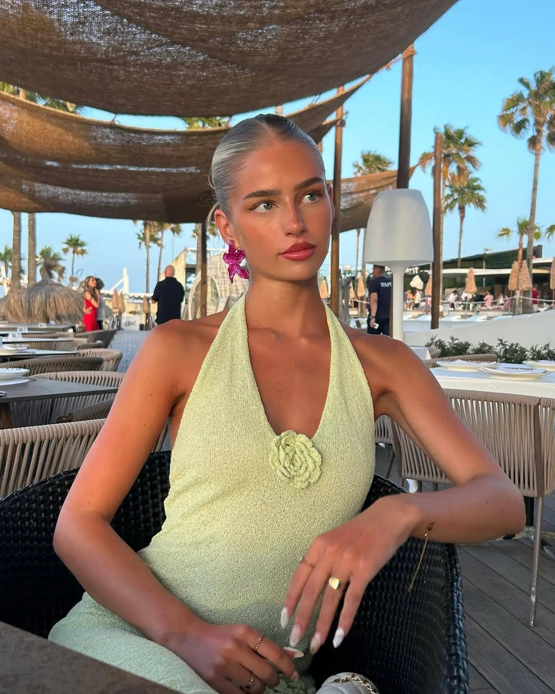 Indira - Ärmelloses Maxikleid