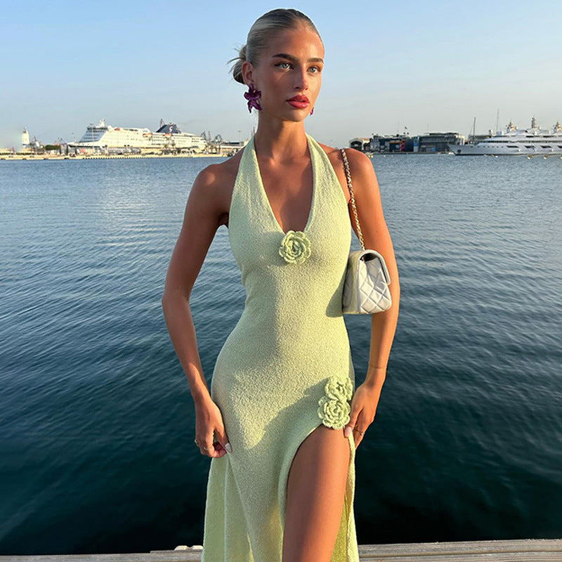 Indira - Ärmelloses Maxikleid