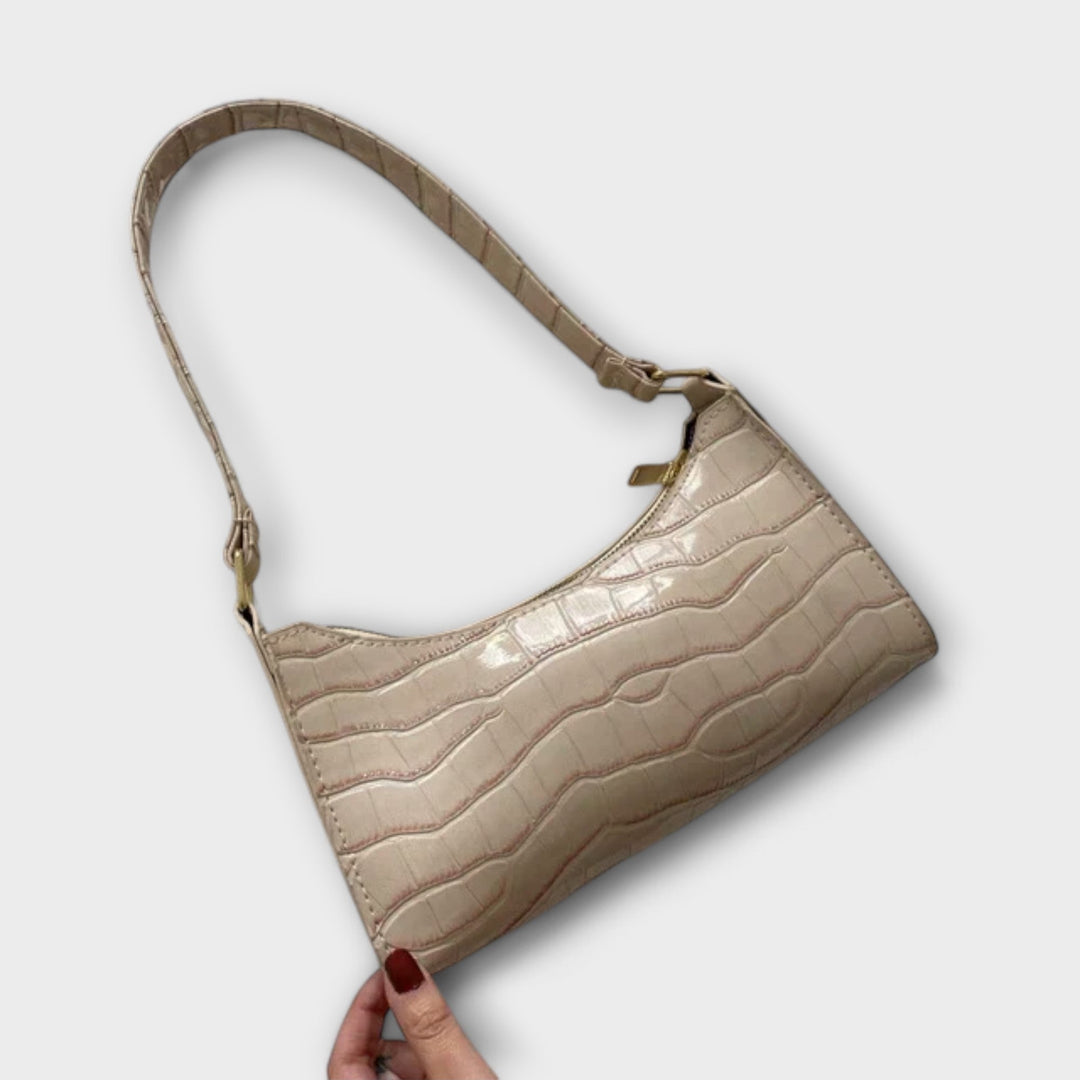 Flair. Glänzende Ledertasche