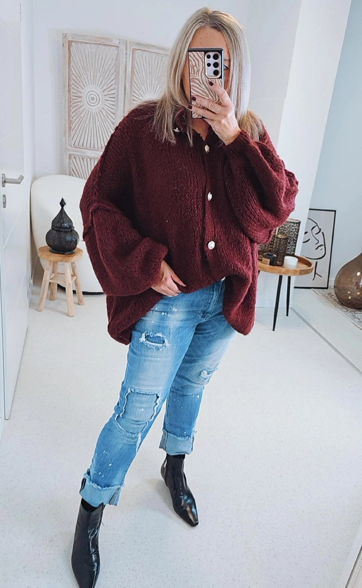 THEKLA I ELEGANTE STRICKJACKE