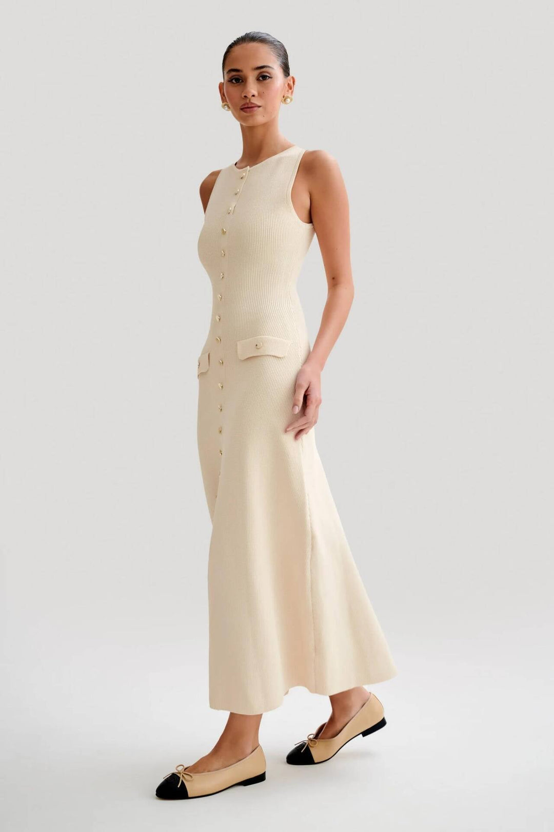 Dessa - Strickloses Maxi-Kleid