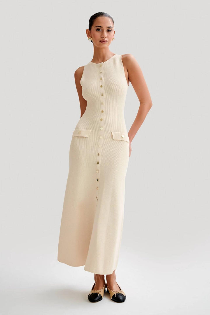 Dessa - Strickloses Maxi-Kleid