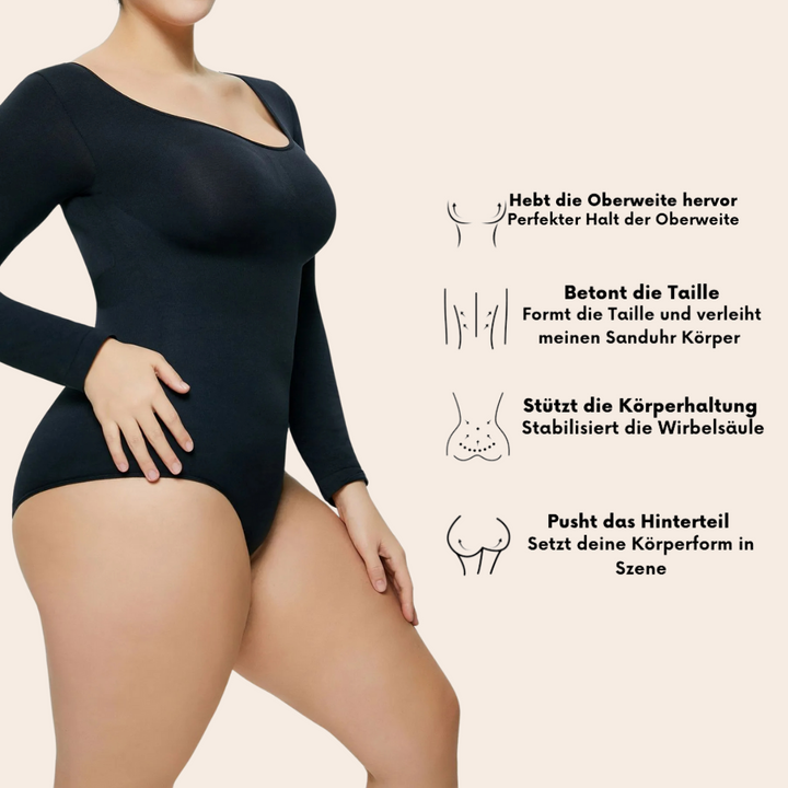 FitShape - Langärmliger, figurformender Body