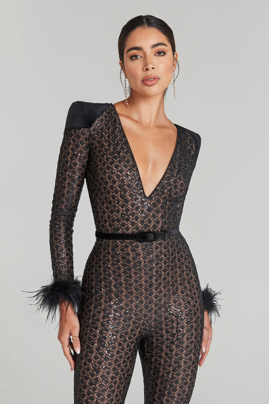 Valentina-  Schwarzer Jumpsuit