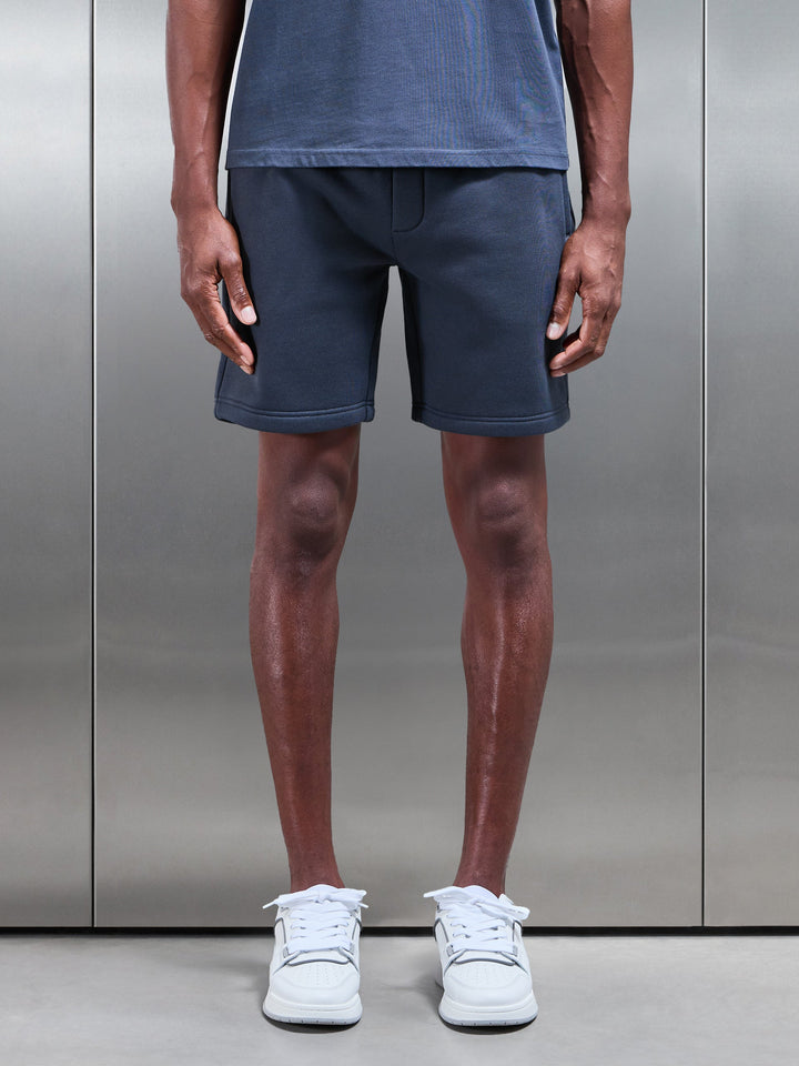 Relaxed Fit Shorts – Schieferblau