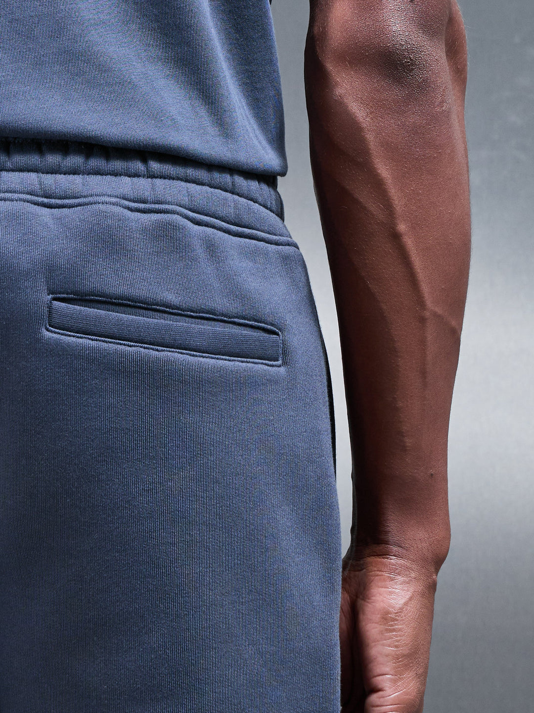 Relaxed Fit Shorts – Schieferblau