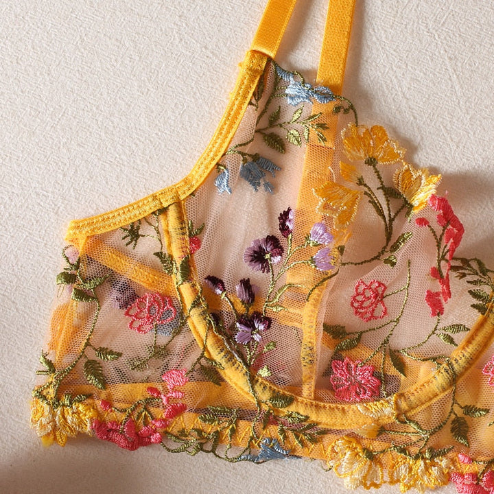 Daisy | 3-teilige französische Dessous-Set