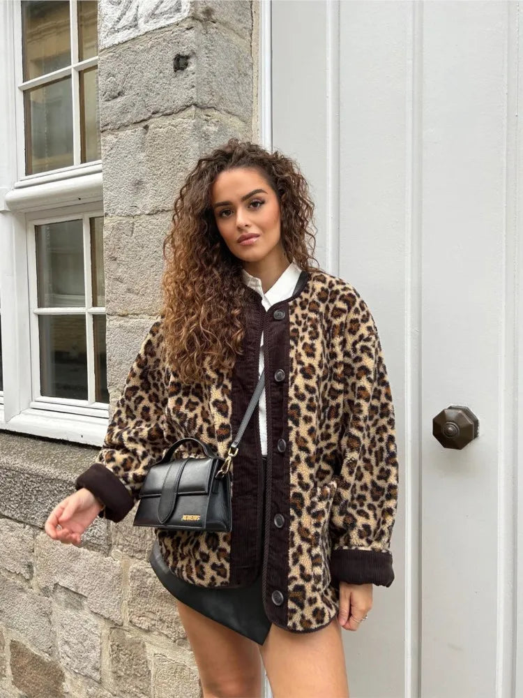 Bernadette™ Leopard Jacke