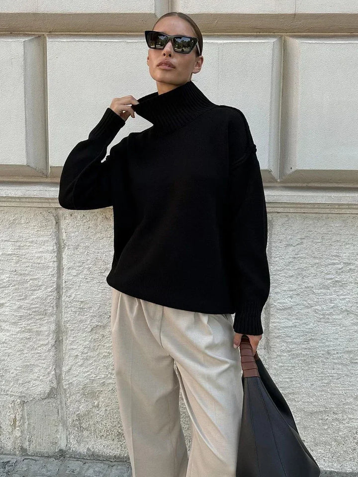 Zora- Strickrollkragenpullover