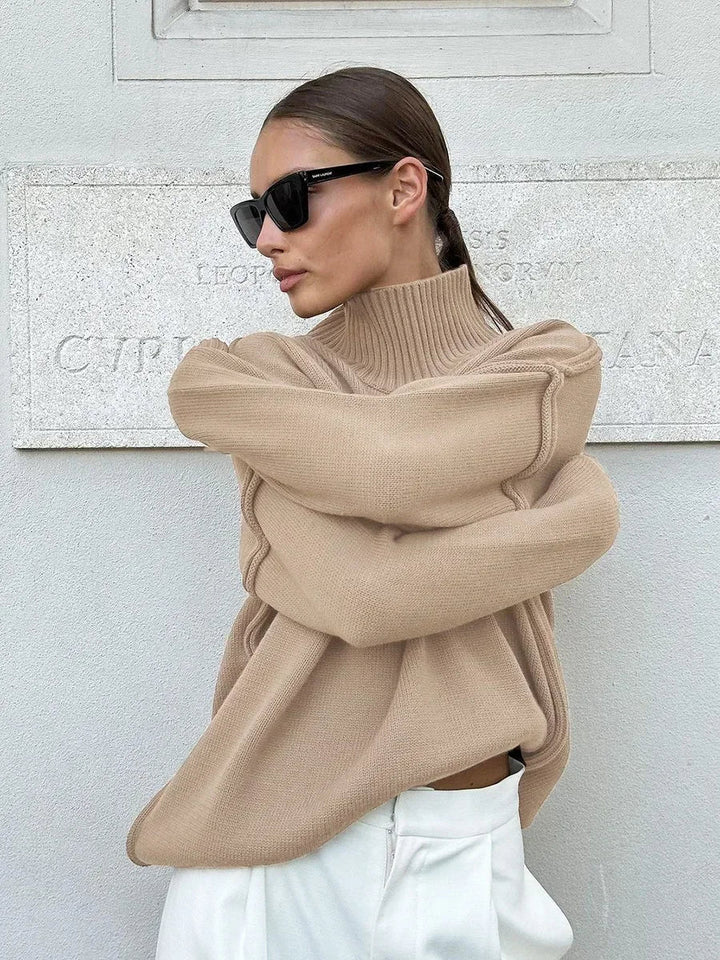 Zora- Strickrollkragenpullover
