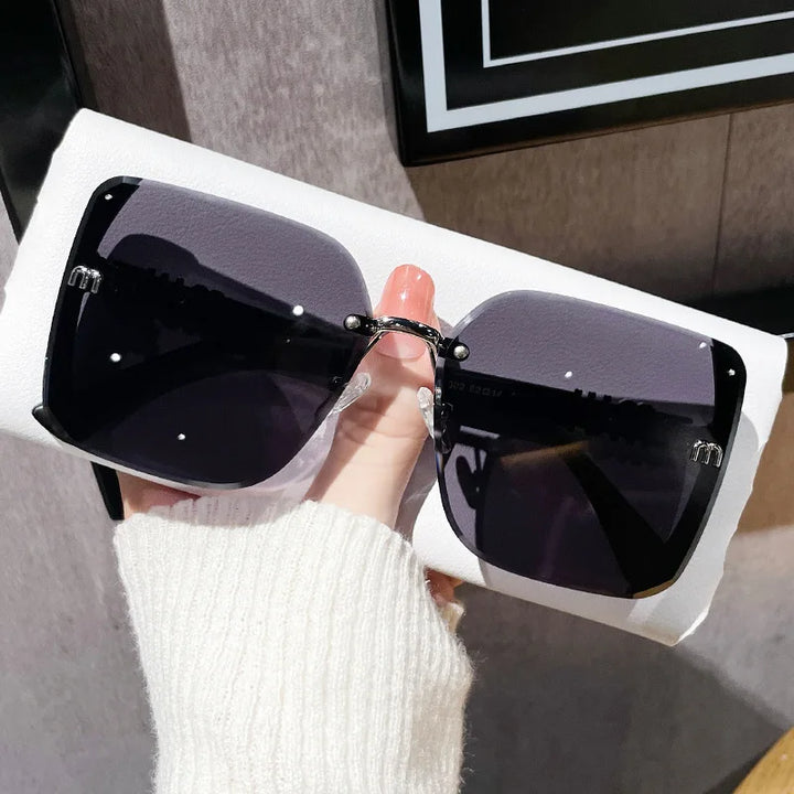 Clara | Elegante Damen Sonnenbrille Ohne Rand