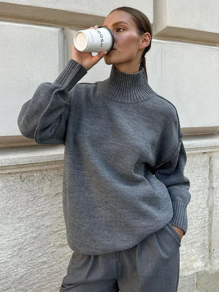 Zora- Strickrollkragenpullover