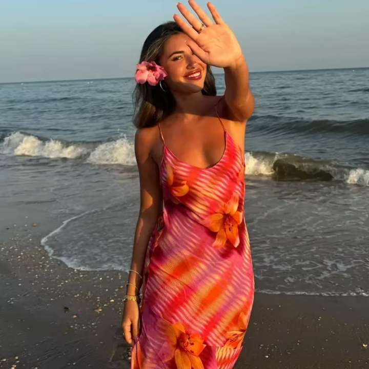 Serena - Lebhaftes tropisches Kleid