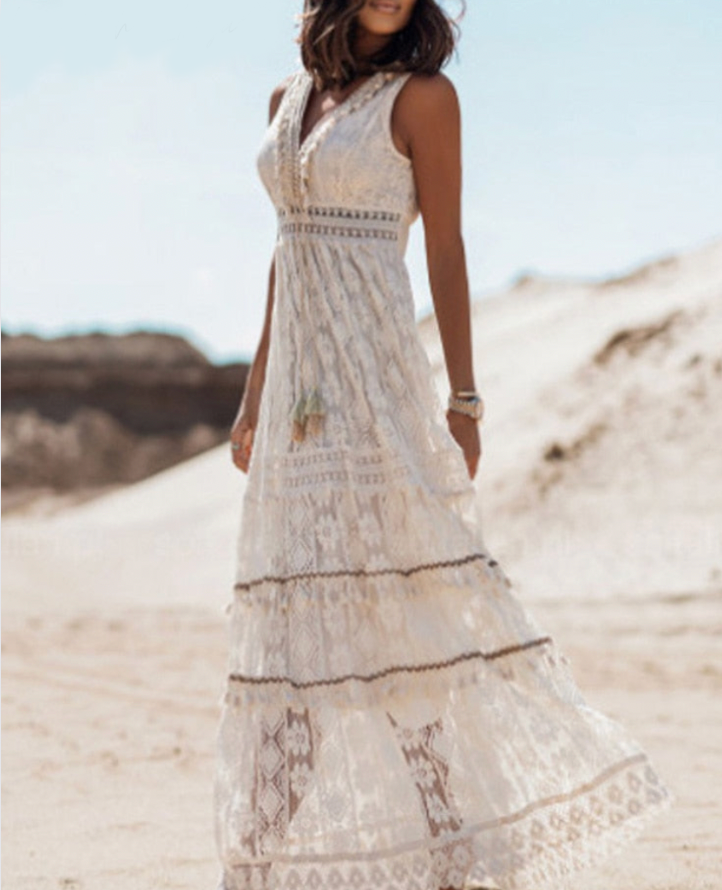 Aeliana - Elegantes Boho-Kleid
