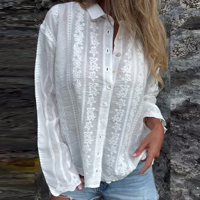Kathlyn™ | Knopf-Poloshirt