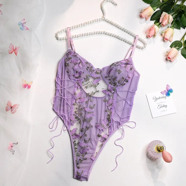 Selene | Bestickter Schmetterlingsbody