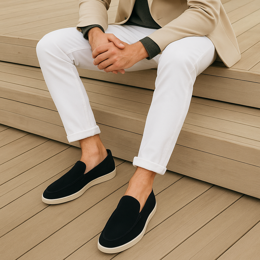 Gebhard – Eleganter Wildlederloafer